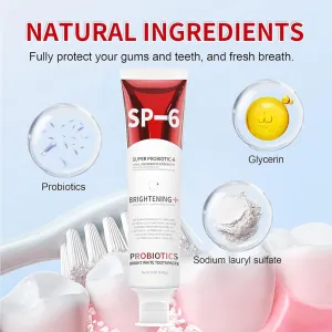 Sp6 Probiotic Toothpaste Whitening, Sp 6 Probiotic Toothpaste Whitening, Sp-6 Ultra Whitening Toothpaste, Sp-6 Probiotics Whitening Toothpaste