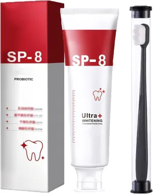 Sp8 Probiotic Ultra Whitening Toothpaste for Oral Health Management and Fresh Breath (1)
