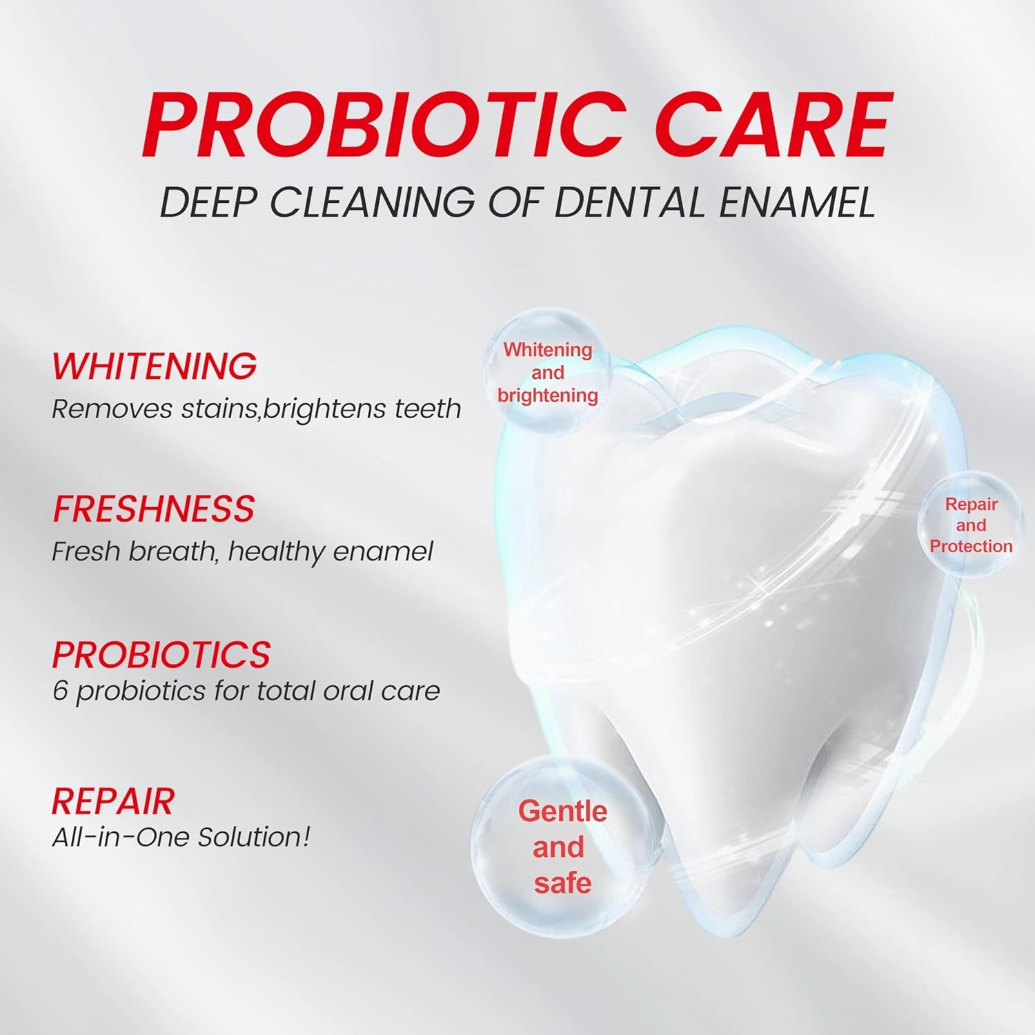 SP-6 Whitening Toothpaste, Cooling Fresh Breath & 7-Pro Whitening Bundle | 6 Probiotics for Oral Health, Fresh Breath | Free SP-6 Toothpaste