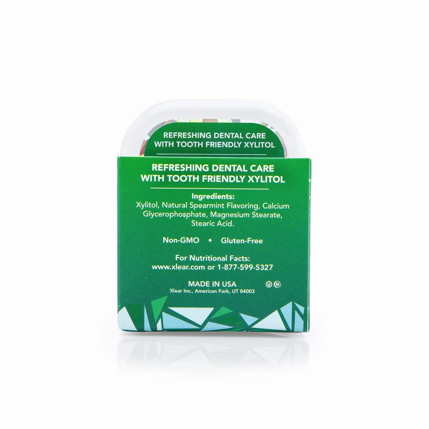 Spry Gems Natural Sugar-Free Xylitol Mints, On The Go Oral Care for Dry Mouth, Increase Saliva Production and Stop Bad Breath, Non-GMO, Gluten-Free - Spearmint 40 Count (Pack of 6)