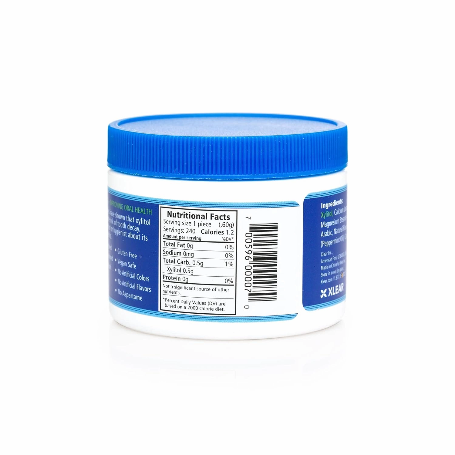 Spry Xylitol Peppermint Sugar Free Candy - Promote Oral Health, Increase Saliva Production, Stop Bad Breath, Non-GMO, Gluten-Free, 240 Count (Pack of 2)