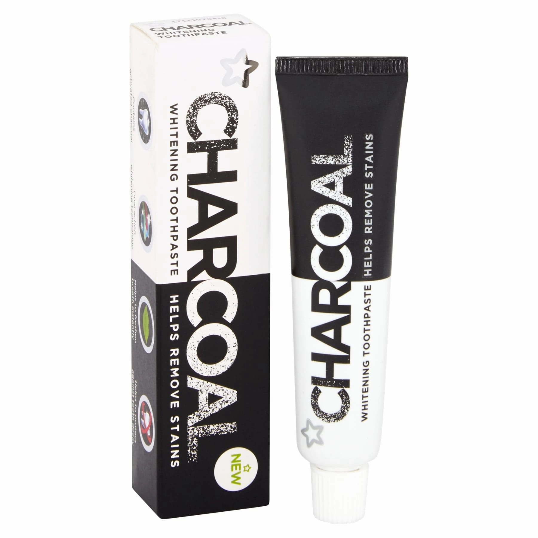 Superdrug Whitening Toothpaste Charcoal 25ml