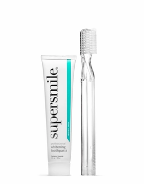 Supersmile Original Mint whitening kit - professional whitening toothpaste and accelerator - Whitens Up to 6 Shades