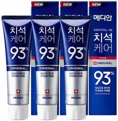Tartar Control Toothpaste 93% Formula – 120g x 3 Pack, Original Mint Flavor, Cavity Protection, Daily Oral Care