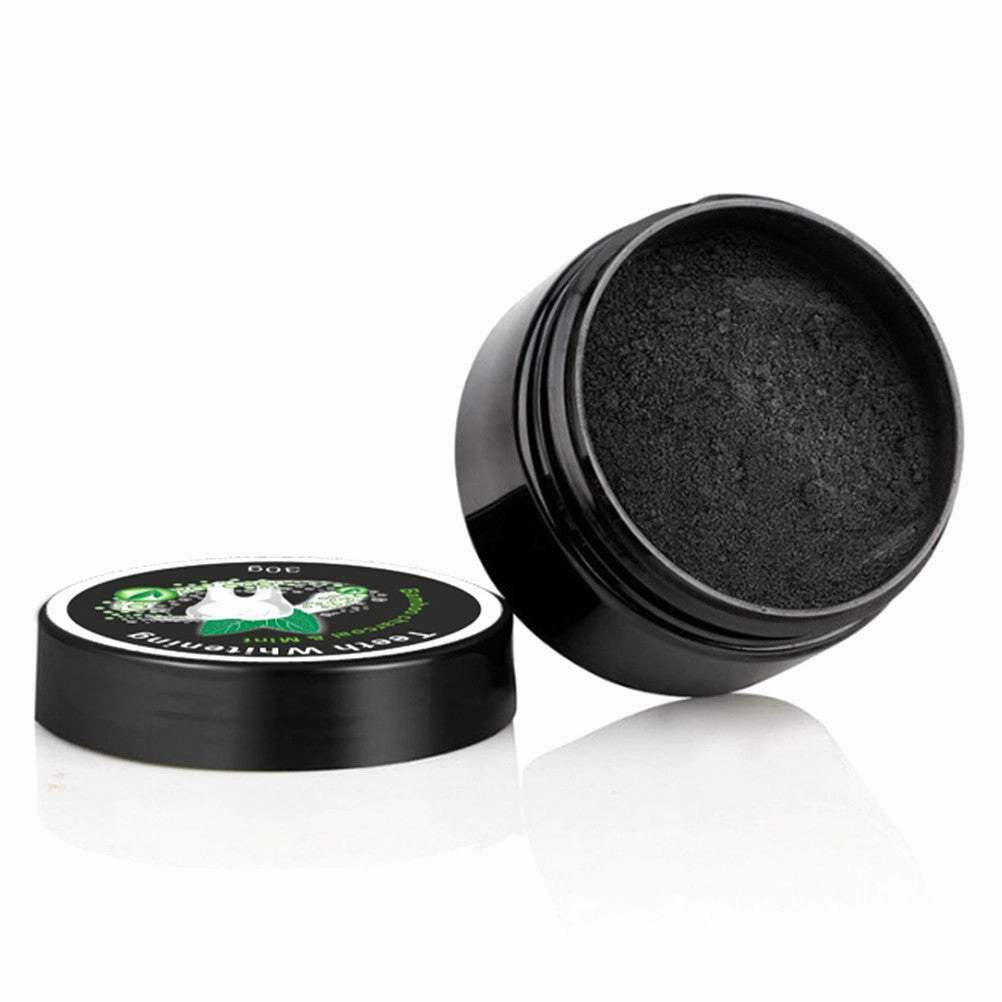 Teeth Whitening Coffee Stains Remover | 30g Organic Bamboo Charcoal Mint Activated Dental-Bleaching Powder Toothpaste