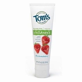 Tom's of Maine Children's Fluoride-Free Toothpaste - Silly Strawberry (119 g)