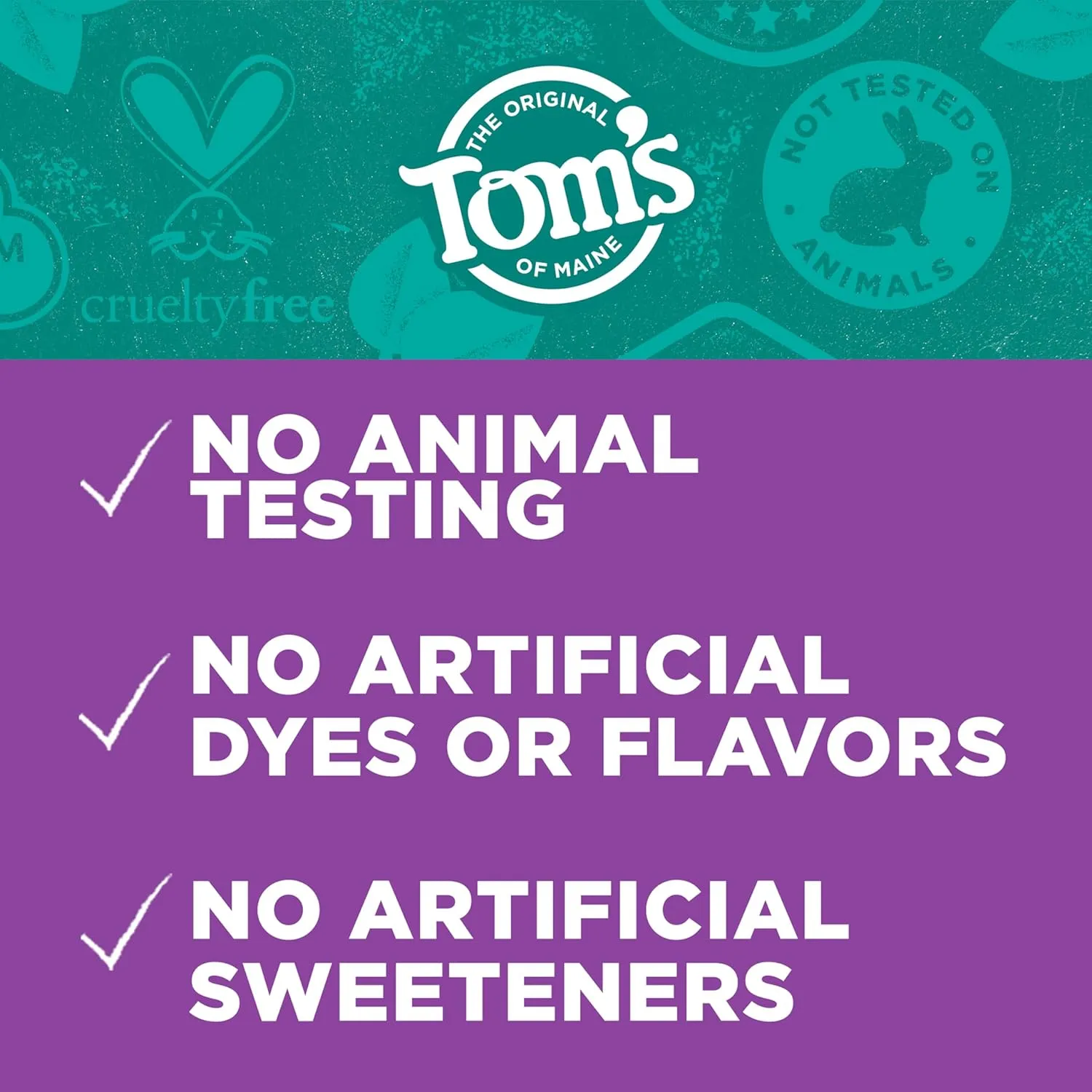 Tom's of Maine Whole Care Natural Toothpaste with Fluoride, Peppermint, 4 oz. 3-Pack (Packaging May Vary)