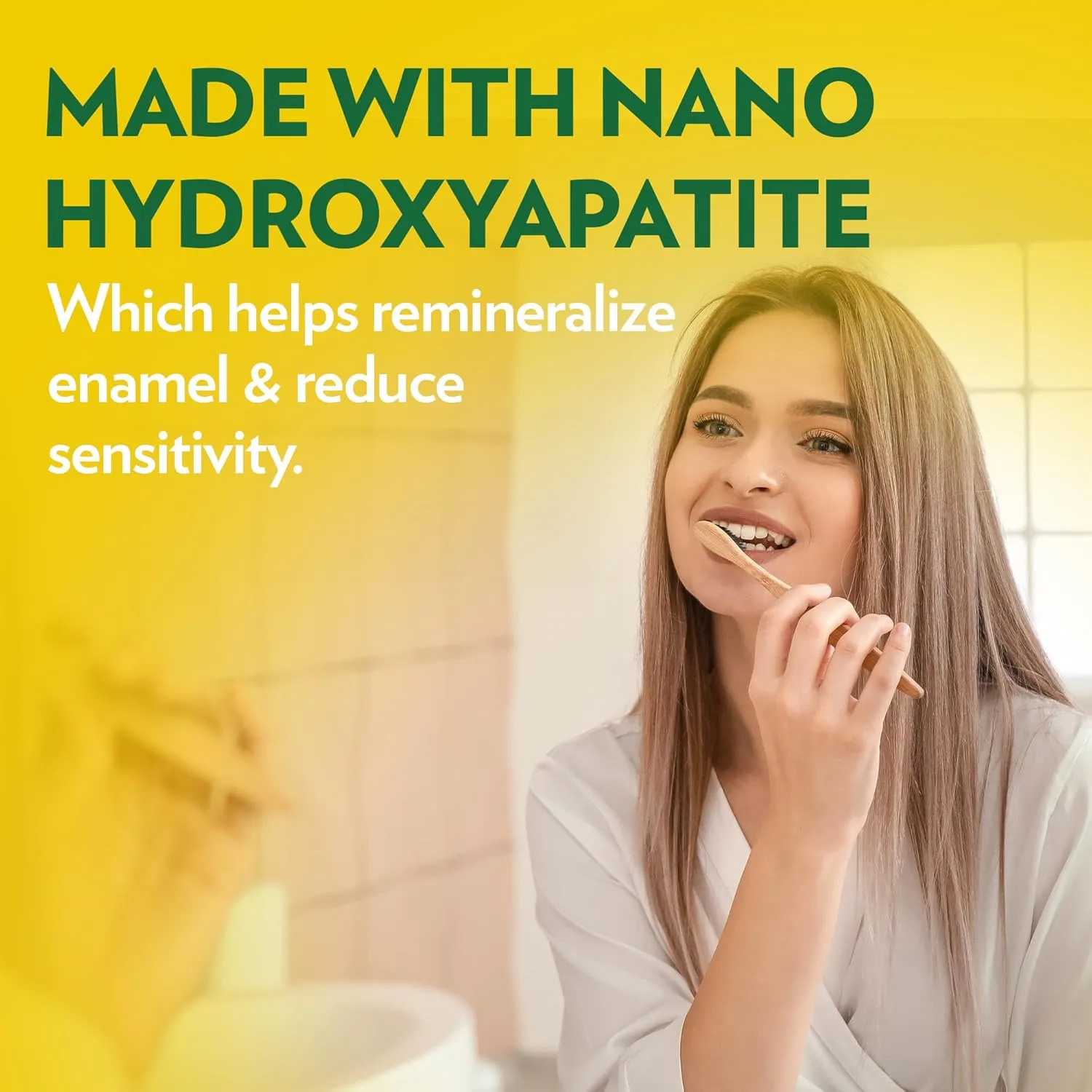 Toothpaste Tablets – Strawberry Kiwi | Nano Hydroxyapatite Toothpaste Tablets Chewable | Fluoride Free l 350 Tabs