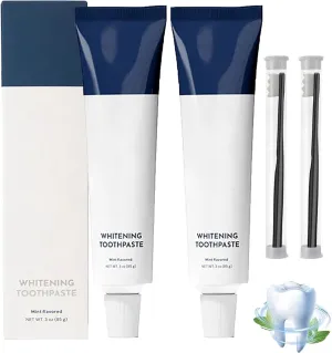 Toothpaste, Teeth Whitening, Yisao Toothpaste, Fluoride-Free Hydroxyapatite Teeth Whitening Toothpastes with Coconut Oil & Xylitol-Protect Gums&Freshen Breath (2)