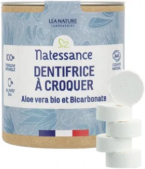 Toothpaste to Crunch Organic Aloe Vera and Bicarbonate 80 Tablets