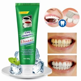 Toothpaste for tea stains