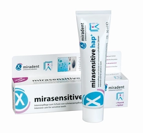 Toothpaste Mirasensitive hap  for Sensitive Teeth 50ml Tube by Miradent
