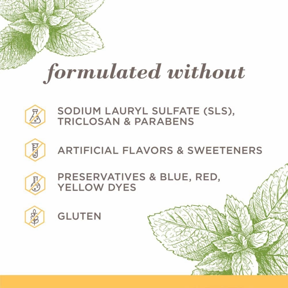 Toothpaste, Natural Flavor, Fluoride-Free, Purely White, Zen Peppermint, 4.7 Oz, Pack of 3