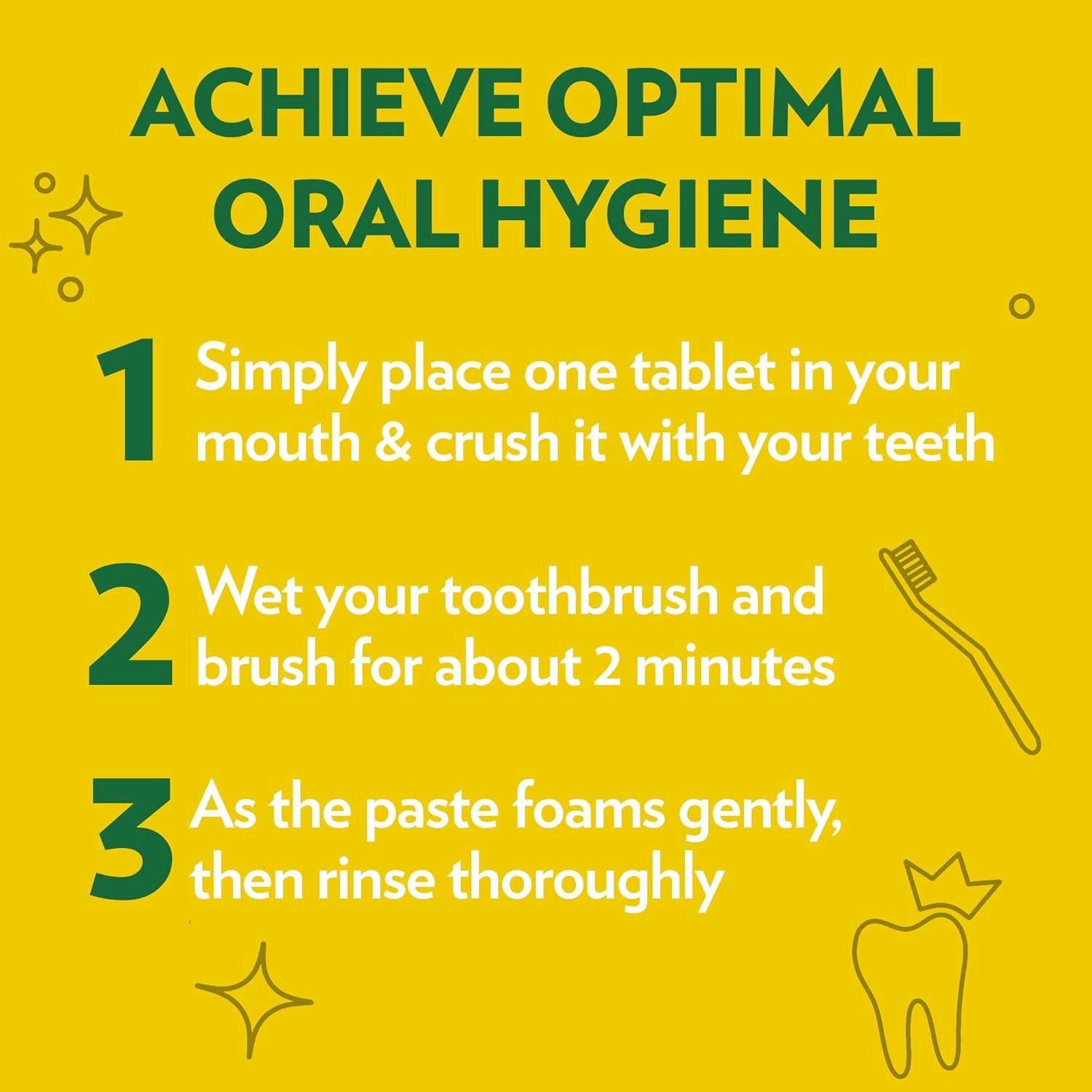 Toothpaste Tablets – Vanilla Mint | Nano Hydroxyapatite Toothpaste Tablets Chewable | Fluoride Free l 350 Tabs
