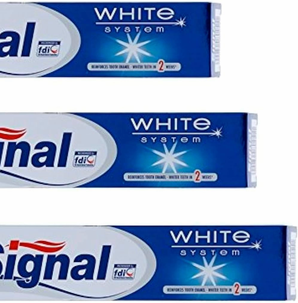 ToothpasteSignal White System 75ml (Pack of 3)