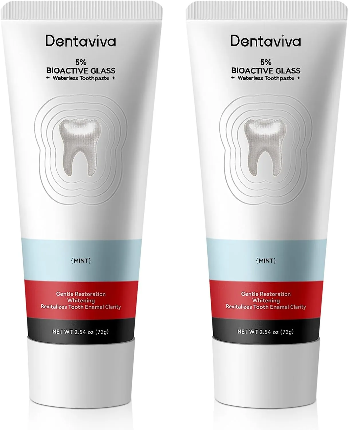 Total Restorative Toothpaste, Fluoride-Free – Fights Sensitivity, Restores Gum Health, Rebuilds Enamel, Removes Plaque, Whitens Teeth, Prevents Cavities – 2.54 Oz, Pack of 2