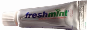 TP6A-144 TP6A Fresh Mint Toothpaste, Unboxed, Metallic Tube, 0.6 oz. (Pack of 144)