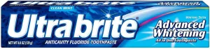 Ultra Brite Advanced Whitening Toothpaste Clean Mint 6 oz (Pack of 7)