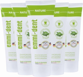 Ultrasonic Toothpaste with Nano-Bubbles (Nature Extra Mild with no Fluoride, 5 Pack)