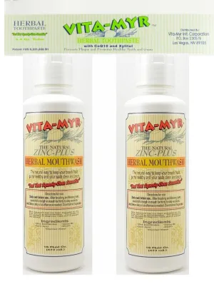 Value Package 5 – 1 Tube 5.4 Oz Zinc  Xtra Natural Toothpaste & 2-16 Oz Natural Mouthwash. Gluten Free. Vegan, No SLS, No Sugar, Fluoride, Alcohol or Saccharin