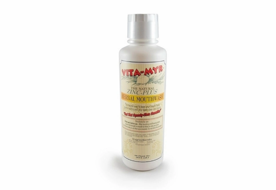 VITA-MYR 16 Ounce Herbal Mouthwash - Refreshing Herbal Formula for Oral Hygiene