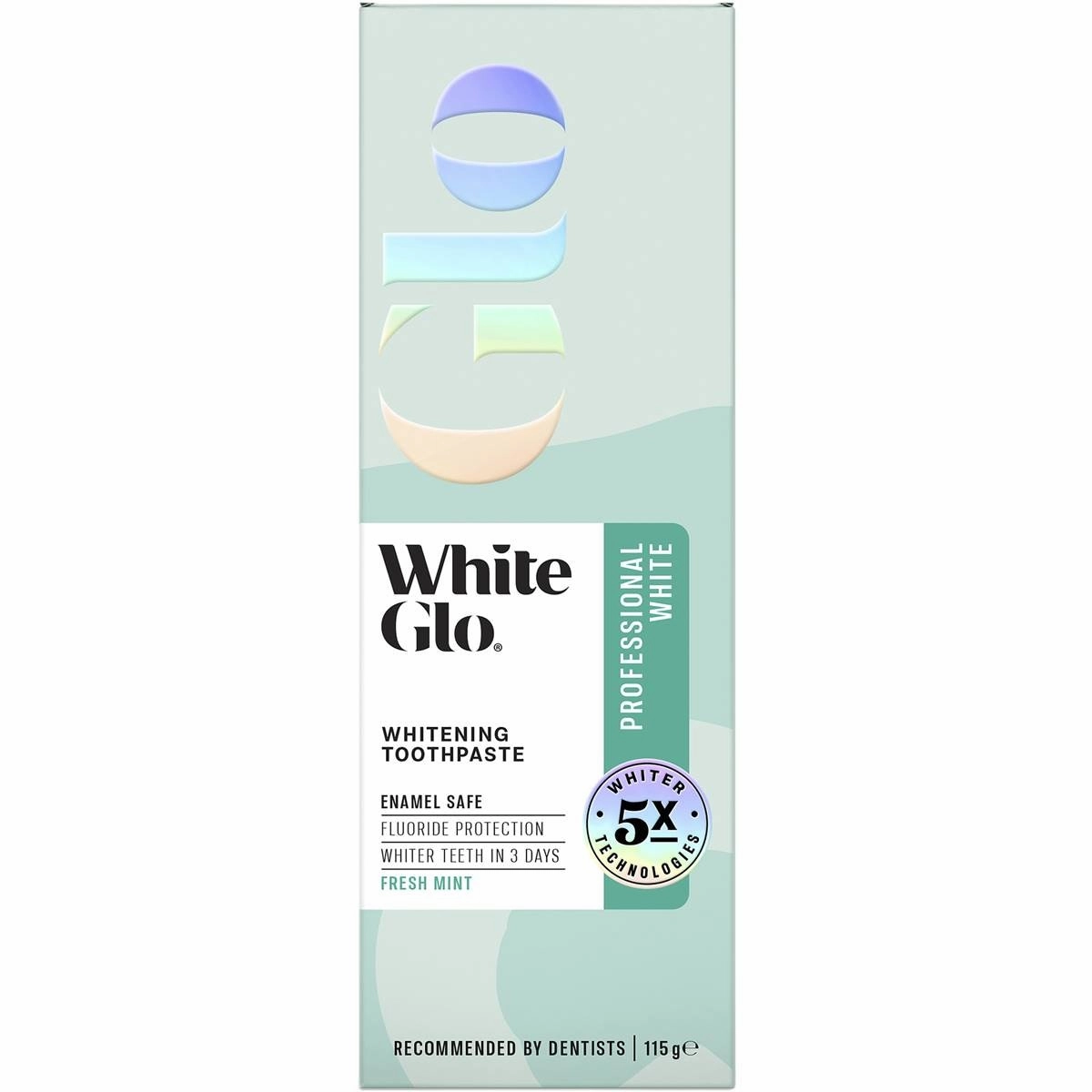 White Glo Professional Whitening Toothpaste 115g