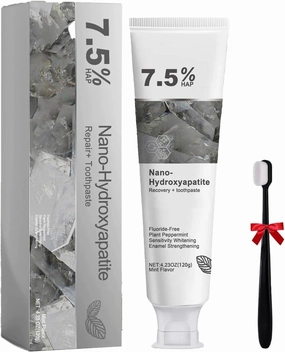 Zealburst Teeth Whitening, Zealburst Toothpaste, Nano Hydroxyapatite Toothpaste, 7.5% Hydroxyapatite Toothpastes for Enamel Protection, Fluoride-Free Teeth (1)