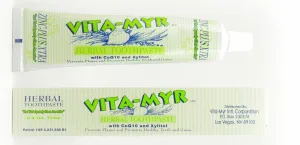 Zinc  Toothpaste, No Sugar, No Fluoride, Gluten Free, SLS Free No Alcohol, No Saccharin No Artificial Sweetener/Color ,Made in USA.5.4 Ounce Pack of 6